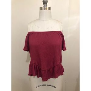 Off the shoulder top